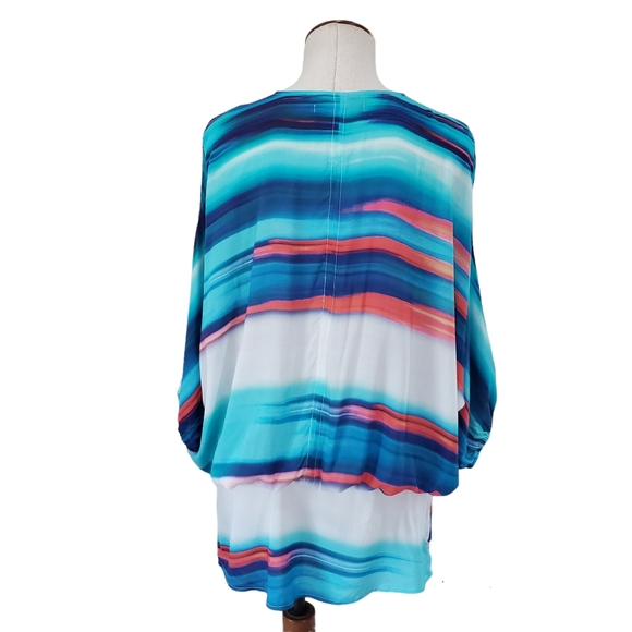 Vix Paula Hermanny Swimwear Cover-Up Kay Short Dress Al Mare Print S - Picture 6 of 11